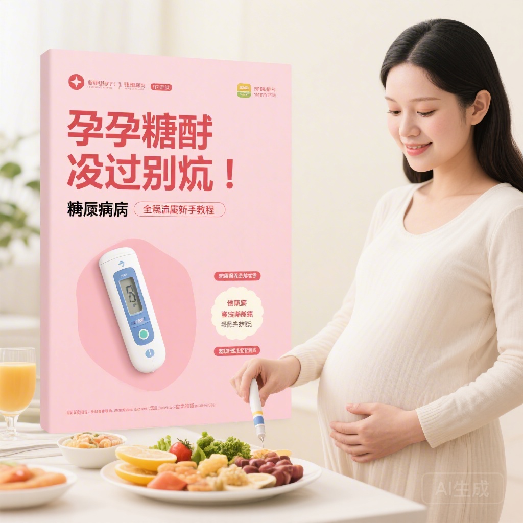 孕妇在家测量血糖查看数值